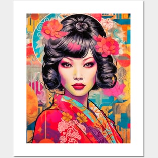 The Asian American Pop Street Mosaic Posters and Art